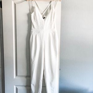 Lace front Strappy Jumpsuit